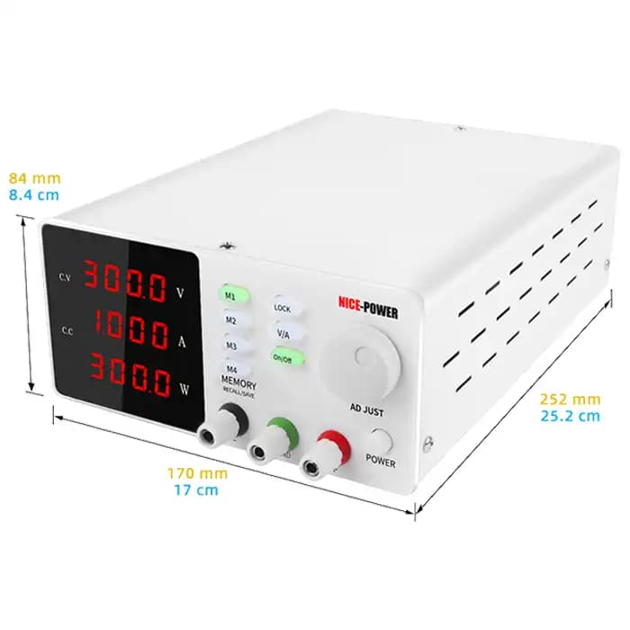 منبع تغذیه متغیر 300V 1A نایس پاور SPPS-S3001 — تصویر ۳