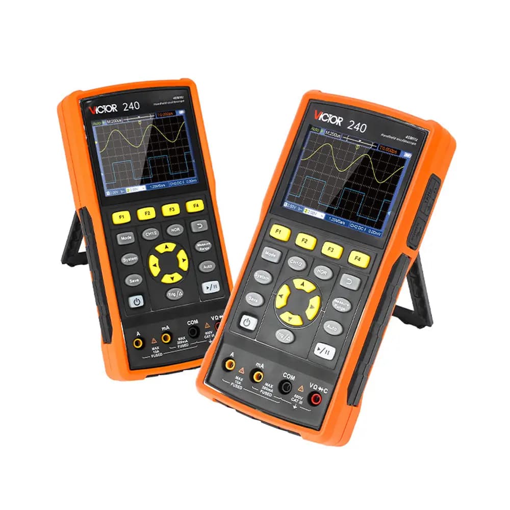 اسیلوسکوپ دستی 200MHz ویکتور VICTOR 2202S — تصویر ۲