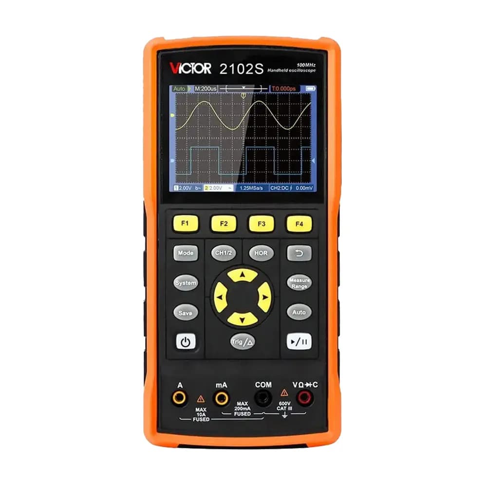 اسیلوسکوپ دستی 100MHz ویکتور VICTOR 2102S