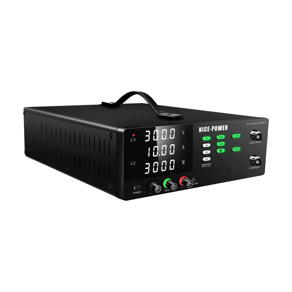 منبع تغذیه آزمایشگاهی متغیر 300V 10A نایس پاور R-SPS30010S-232