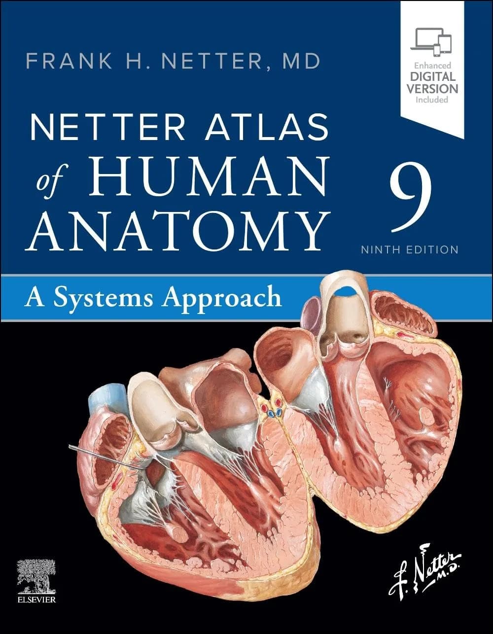 و دانلود نسخه کامل کتاب Netter Atlas of Human Anatomy: A Systems Approach (Netter Basic Science) 9th edition