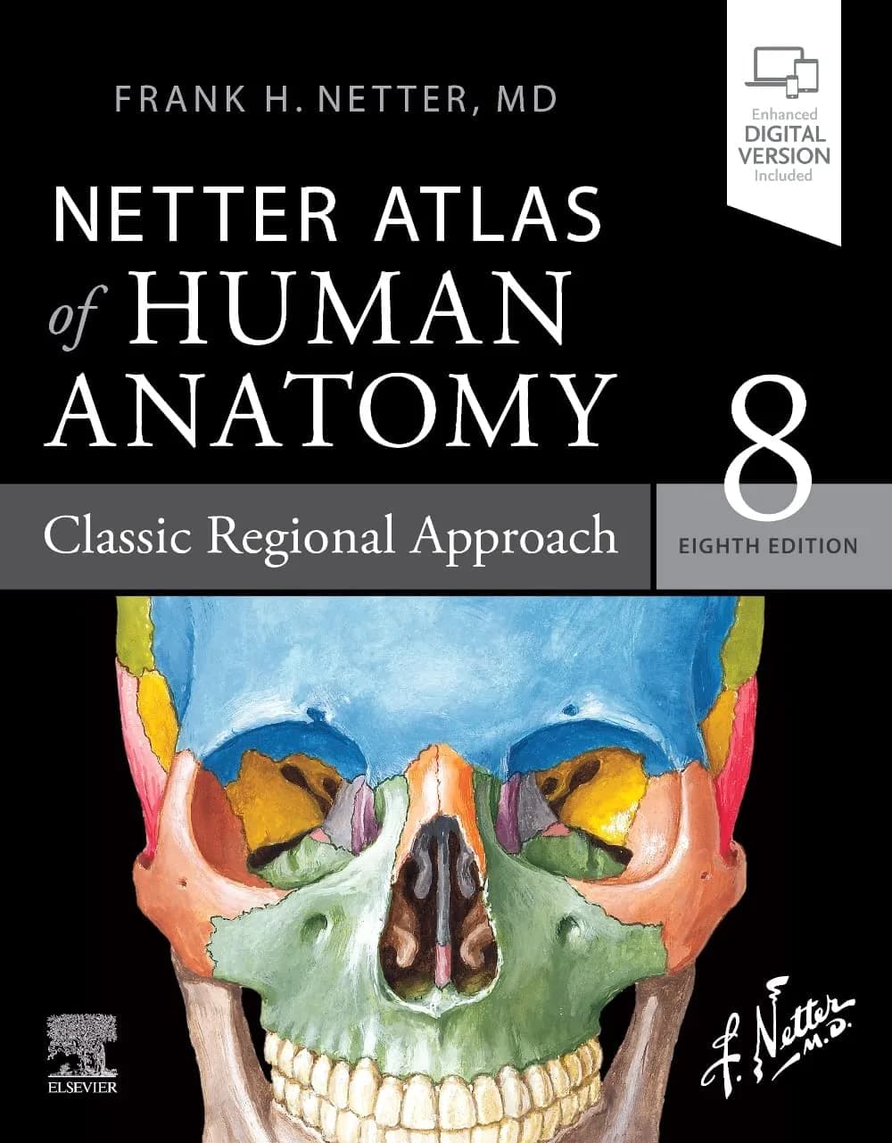 و دانلود نسخه کامل کتاب Elsevier Netter Atlas of Human Anatomy: Classic Regional Approach: eBook 8th edition