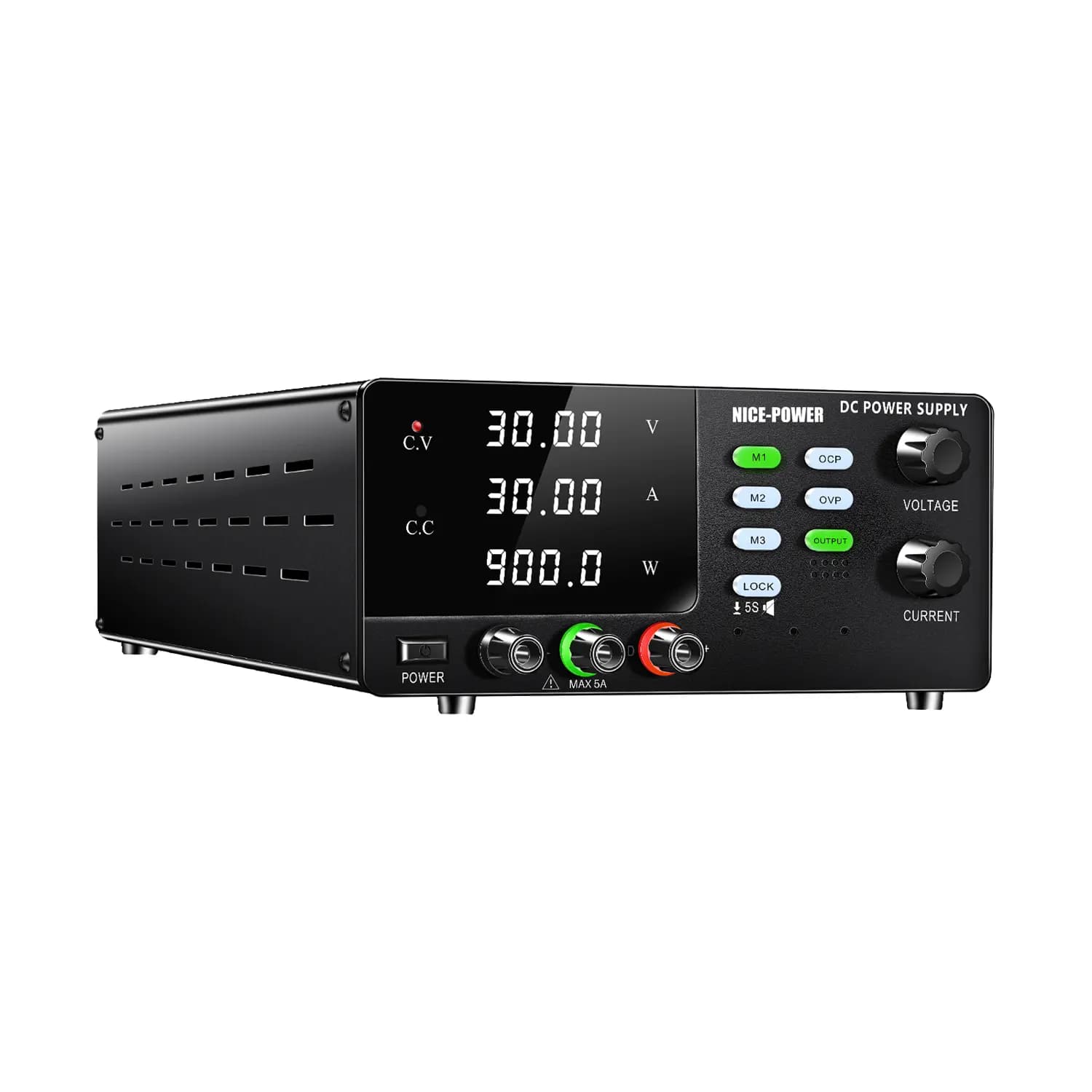 منبع تغذیه آزمایشگاهی متغیر 30V 30A نایس پاور R-SPS3030S-USB