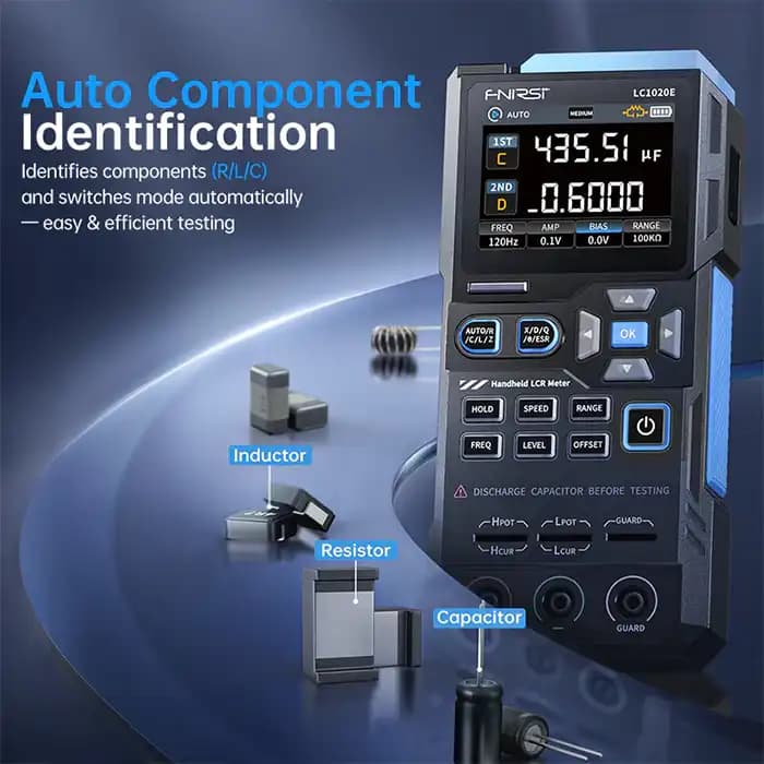 ال سی آر متر 100KHz فینرسی FNIRSI LC1020E — تصویر ۳