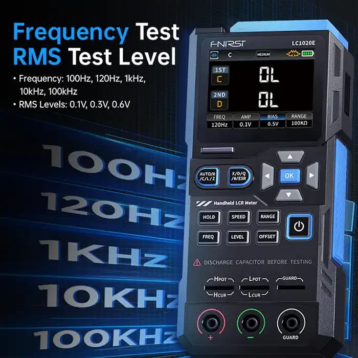 ال سی آر متر 100KHz فینرسی FNIRSI LC1020E — تصویر ۴