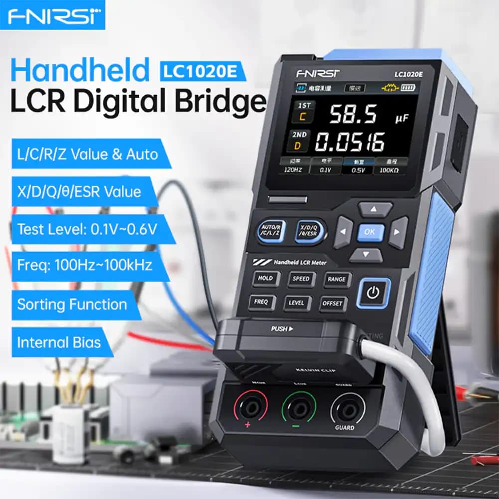 ال سی آر متر 100KHz فینرسی FNIRSI LC1020E — تصویر ۲