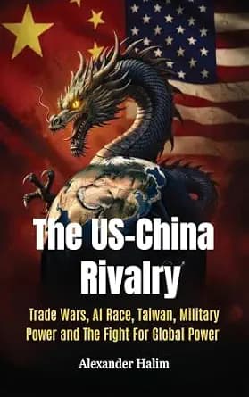 و دانلود نسخه کامل کتاب زبان اصلی The US-China Rivalry: Trade Wars, AI Race, Taiwan, Military Power, and the Fight for Global Order PDF | دانلود کتاب خارجی