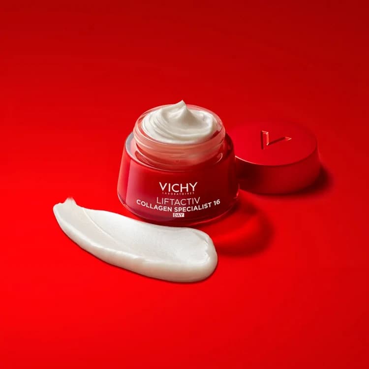 کرم صورت روز ضد پیری ویشی لیفت اکتیو VICHY LiftActive Collagen Specialist 16 Day Cream 50 ml — تصویر ۴
