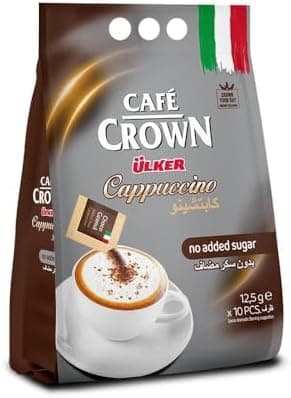 قهوه فوری کاپوچینو کافه رژیمی کراون اولکر بسته 20 عددی