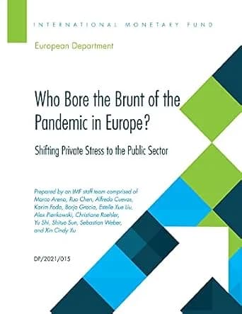 و دانلود نسخه کامل کتاب زبان اصلی Who Bore the Brunt of the Pandemic in Europe? Shifting Private Stress to the Public Sector (Departmental Papers) PDF | دانلود کتاب خارجی