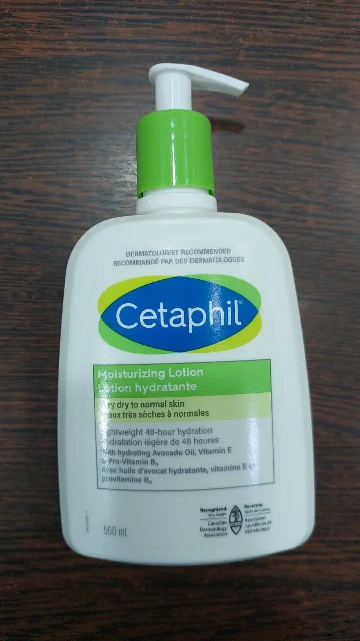 لوسیون مرطوب‌کننده ستافیل پوست خیلی خشک تا نرمال 500 میل | Cetaphil Moisturizing Lotion Very Dry to Normal Skin 500ml