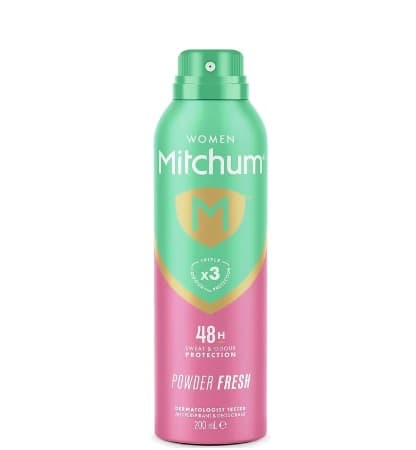 اسپری ضدتعریق زنانه میچام پاور فرش 200 میل | Mitchum Women Deodorant Powder Fresh 200ml