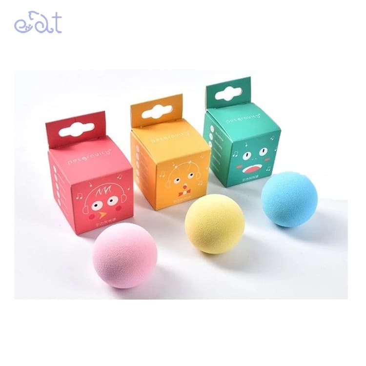اسباب بازی گربه مدل توپ موزیکال به همراه کت نیپ (رنگ قرمز)