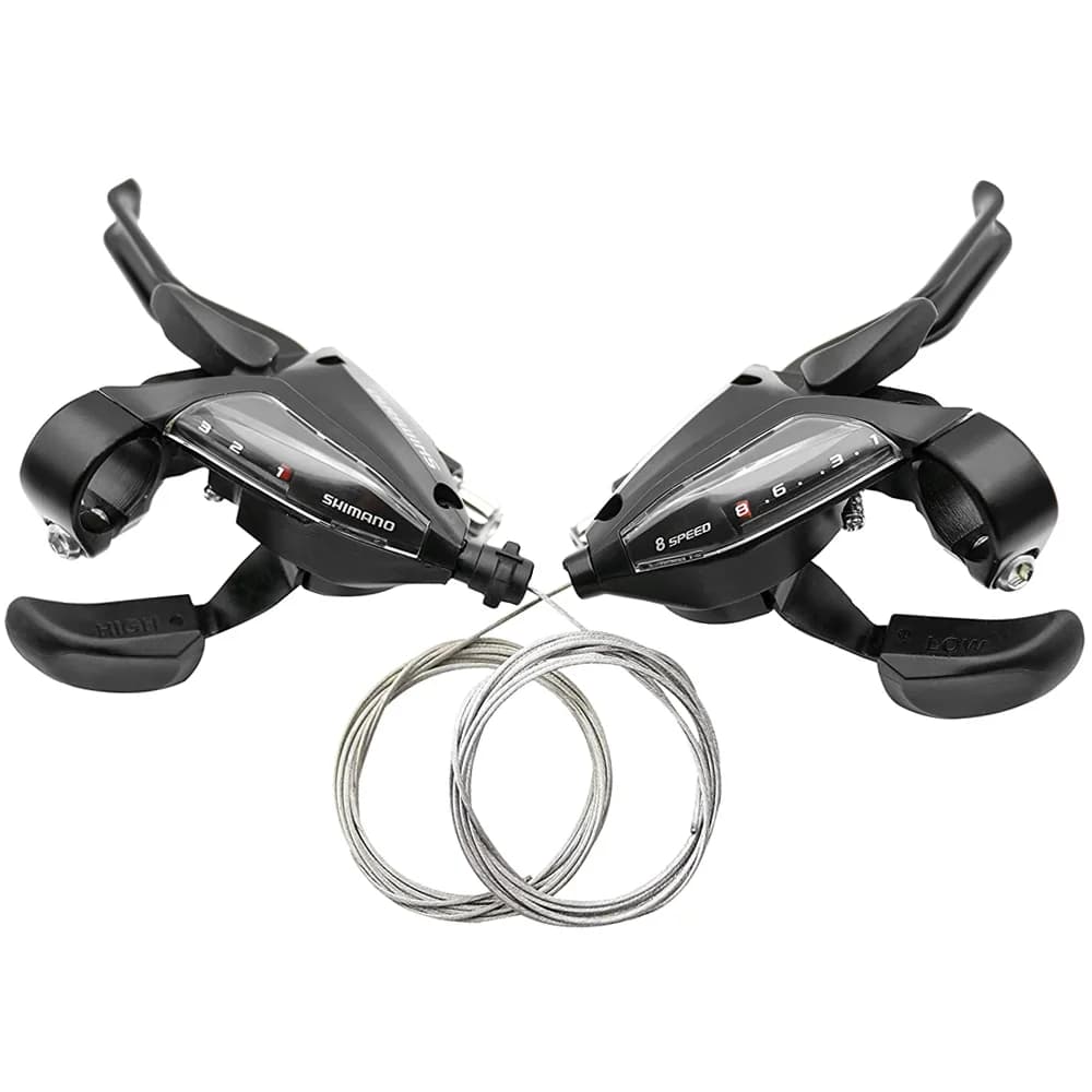دسته دنده دوچرخه شیمانو 3 در 8 سرعته Shimano Shifter ST-EF500 3×8 SPEED — تصویر ۳