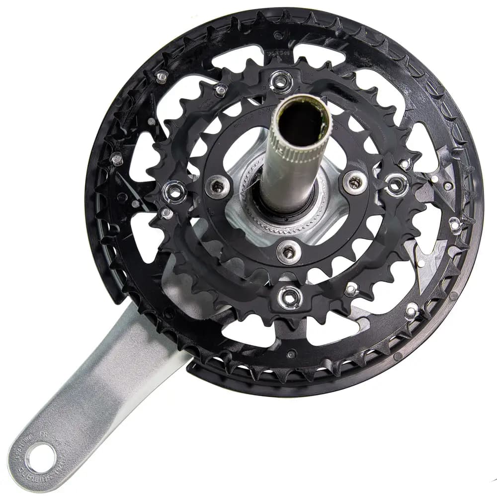 خرید Shimano Deore XT FC-M761 طبق قامه دوچرخه شیمانو 44x32x22 دندانه Crank Set Shimano Deore XT FC-M761 44x32x22T With Chain GUARD — تصویر ۶