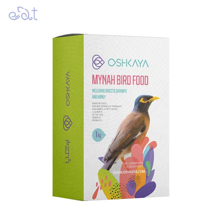 غذای مرغ مینا اوشکایا با لارو حشرات مدل Oshkaya Mynah Bird Food وزن 1 کیلوگرم