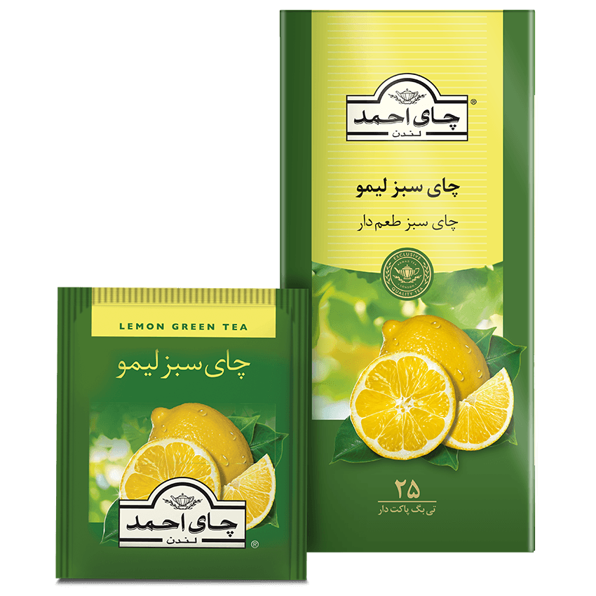 تی‌بگ سبز لیمو 25 عددی ( در لفاف آلومینیومی) احمد