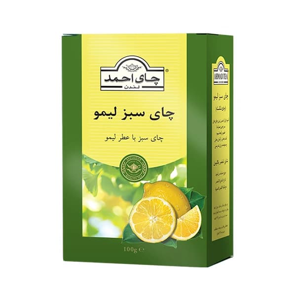 چای سبز لیمو 100 گرمی احمد — تصویر ۲