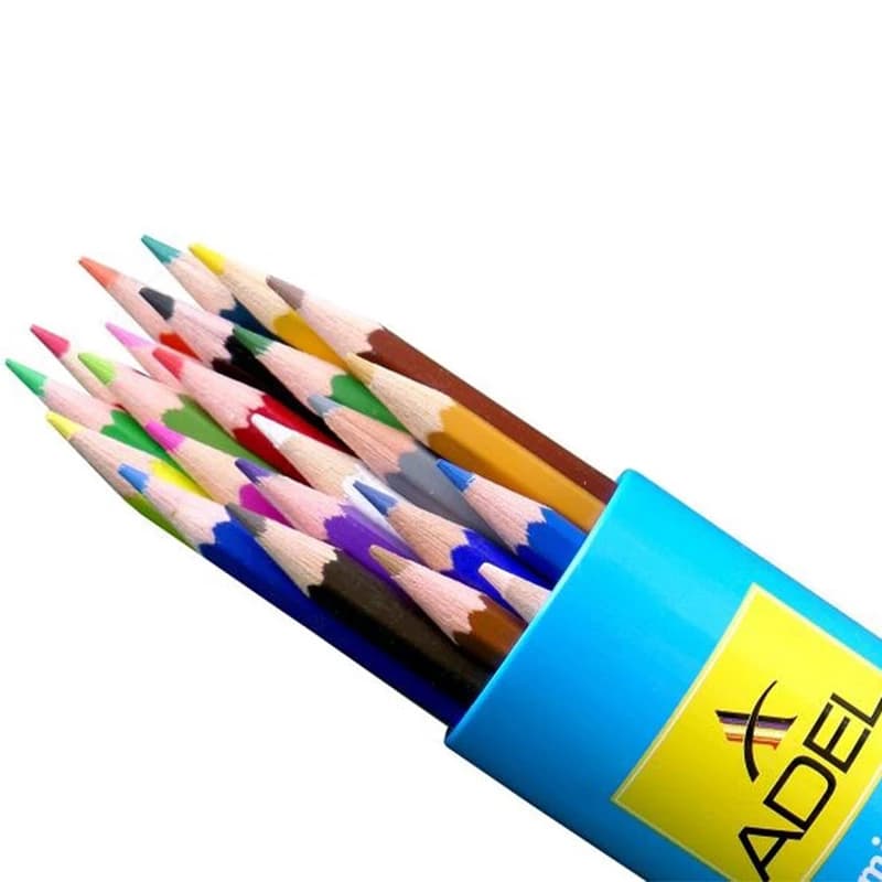 مداد رنگی 24 رنگ آدل مدل JU-003