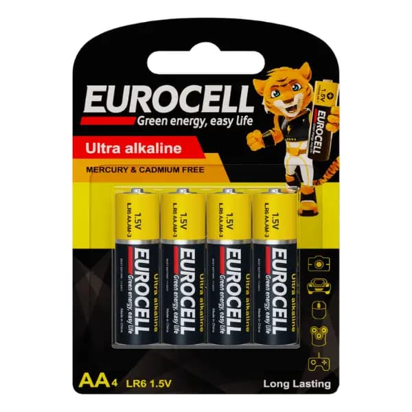 باتری قلمی 4 عددی EUROCELL — تصویر ۳