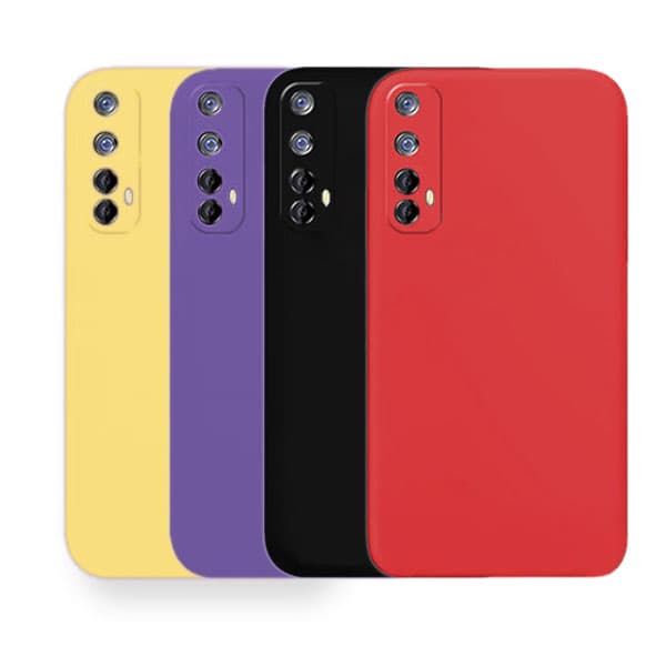 قاب سیلیکونی محافظ لنزدار ریلمی مدل Silicone Cover For Realme 7