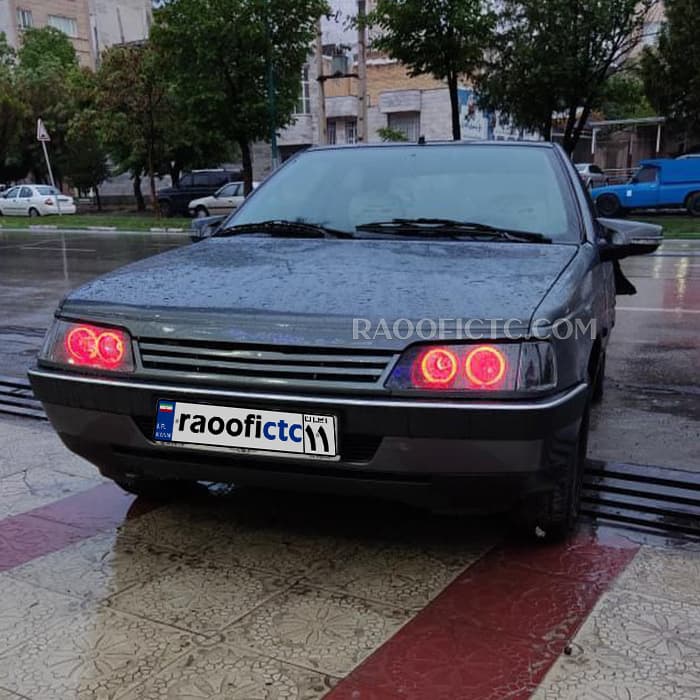 چراغ جلو پژو 405 طرح گلس قرمز — تصویر ۲