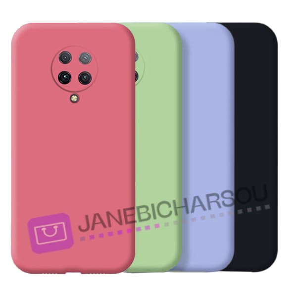 قاب سیلیکونی محافظ لنزدار شیائومی مدل Silicone cover for Xiaomi poco f2 pro
