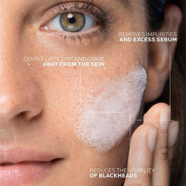 فوم ژل شستشوی صورت لاروش پوزای مدل Effaclar مناسب پوست چرب و حساس حجم 400 میل — تصویر ۲