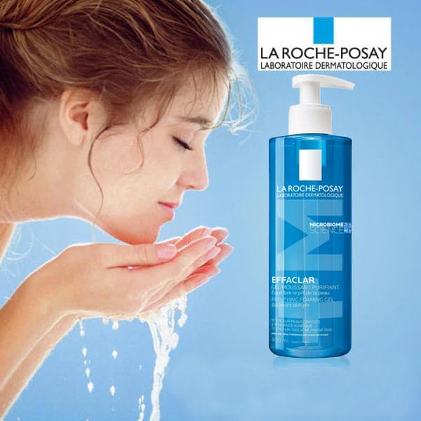 فوم ژل شستشوی صورت لاروش پوزای مدل Effaclar مناسب پوست چرب و حساس حجم 400 میل — تصویر ۳