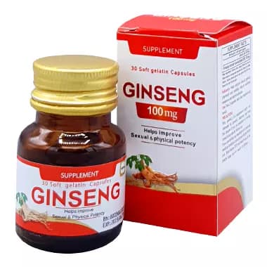 کپسول ژلاتینی جینسینگ 100 میلی گرم دانا