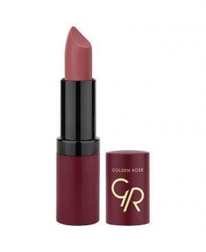 رژ لب جامد مات مخملی گلدن رز مدل Velvet Matte شماره 14