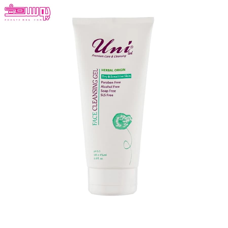 ژل شستشوی صورت پوست خشک و حساس یونی لد حجم 200ml