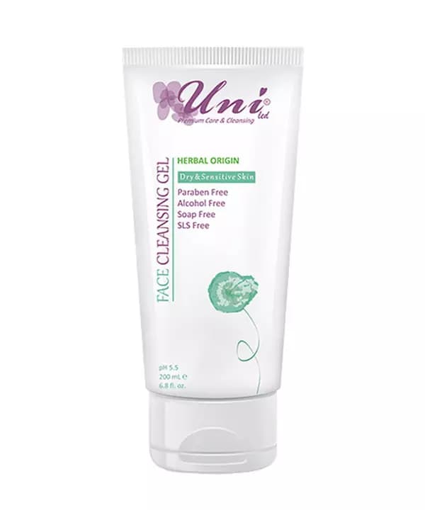 ژل شستشوی صورت پوست خشک و حساس یونی لد حجم 200ml — تصویر ۴