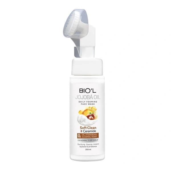 فوم شستشوی صورت روغن جوجوبا بیول حجم 200ml — تصویر ۴