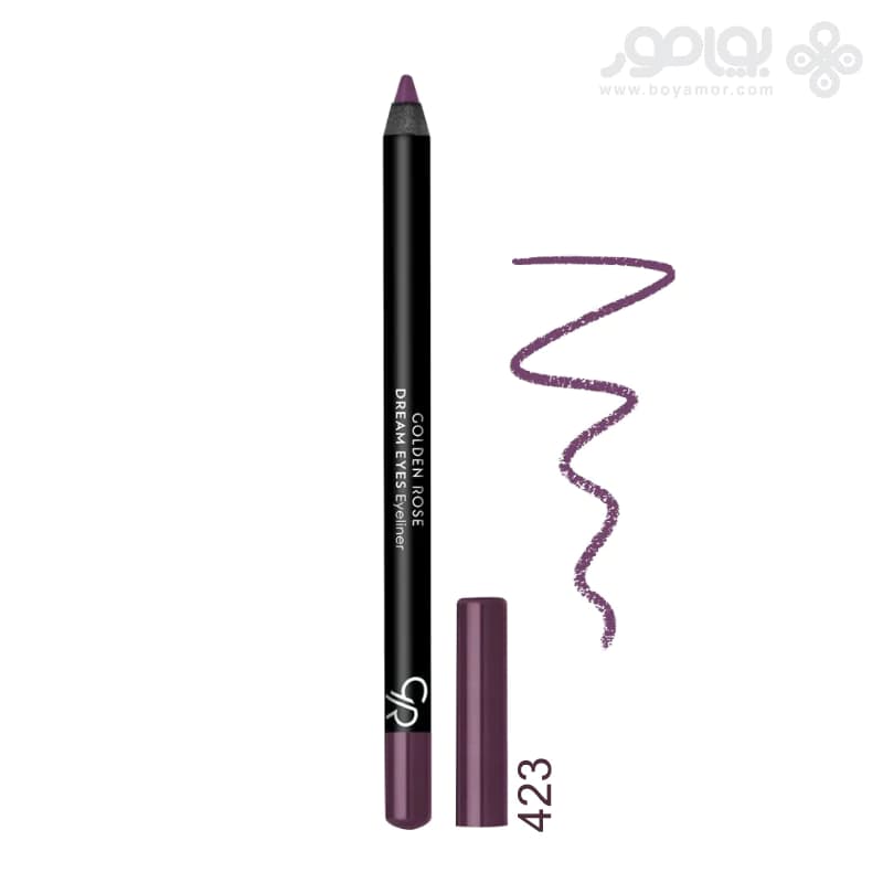 مداد چشم گلدن رز مدل DREAM EYES شماره 423 رنگ بنفش