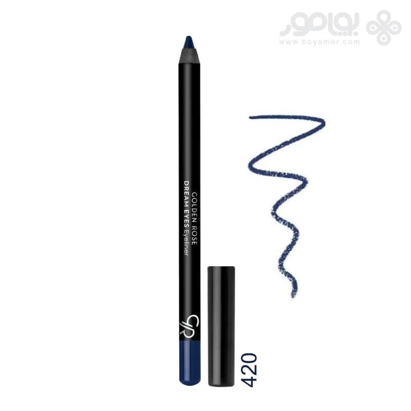 مداد چشم گلدن رز مدل DREAM EYES شماره 420 رنگ سرمه ای