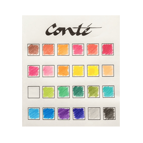 مداد رنگی 24 رنگ Conte — تصویر ۶