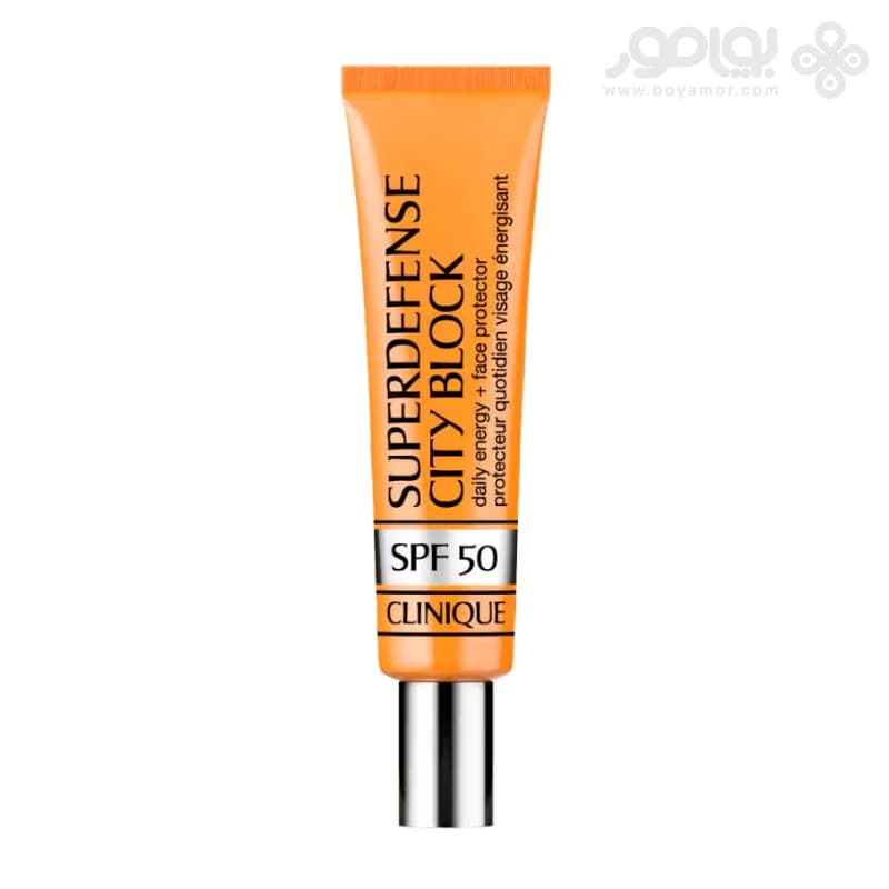 کرم ضد آفتاب رنگی کلینیک مدل SUPERDEFENSE حاوی SPF 50
