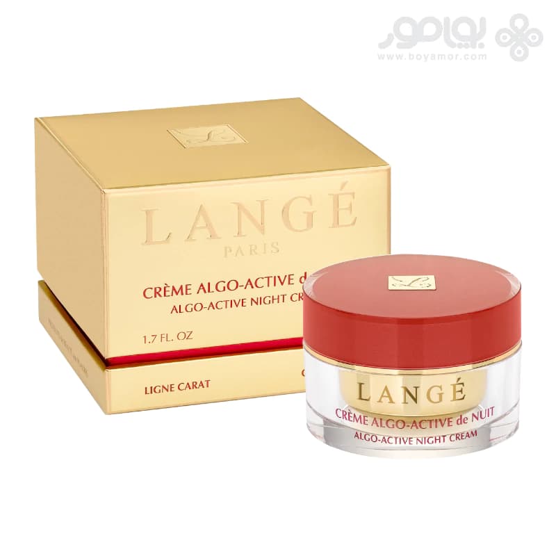 کرم شب ضد چروک لانژه مدل ALGO-ACTIVE حجم 50 میل — تصویر ۲
