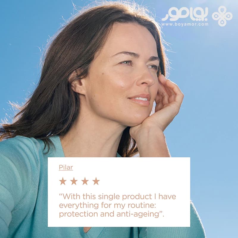 ضد آفتاب رنگی ایزدین مدل FUSION WATER MAGIC REPAIR حاوی SPF50 — تصویر ۲