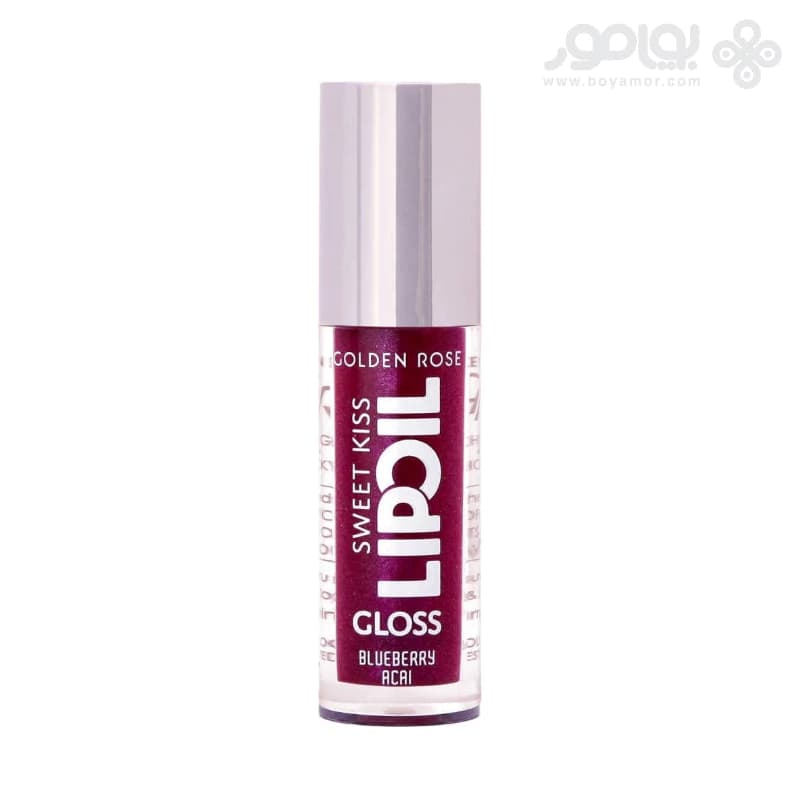 لیپ اویل براق گلدن رز مدل SWEET KISS شماره 07 رنگ BLUBERRY ACAI