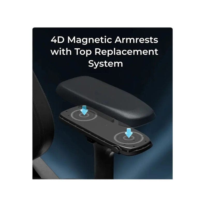 صندلی گیمینگ دی ایکس ریسر مدل Martian Series 2025 XL Black — تصویر ۸