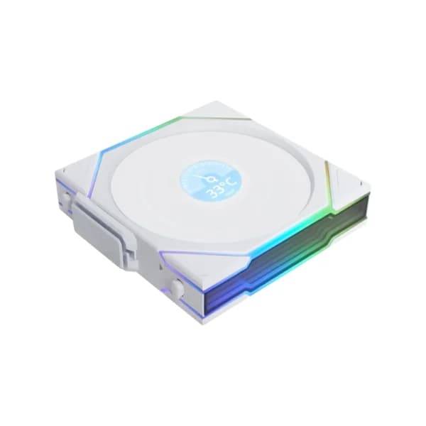 فن کیس لیان لی پک 3 عددی UNI FAN TL120 LCD Reverse Blade Wireless WH — تصویر ۳