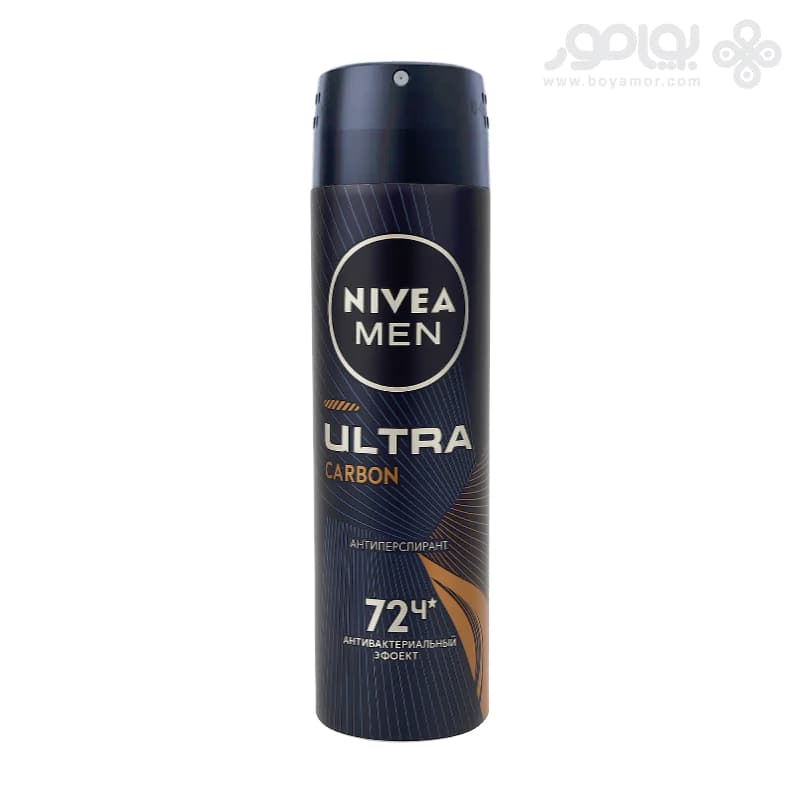 اسپری ضد تعریق و آنتی باکتریال مردانه نیوا مدل ULTRA CARBON
