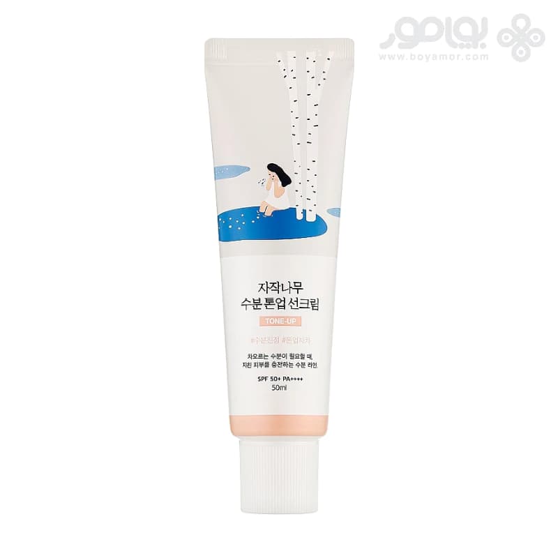 ضد آفتاب روشن و مرطوب کننده راند لب مدل TONE-UP حاوی +SPF 50