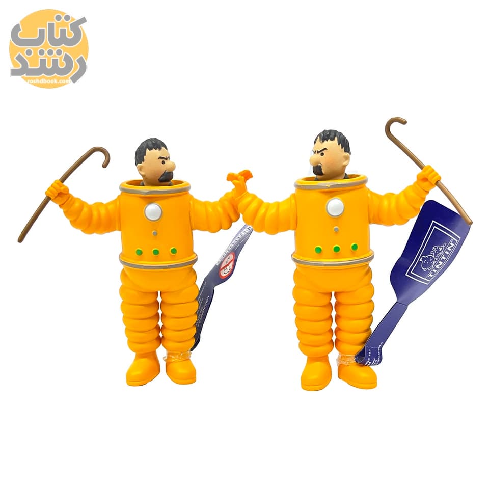 مجموعه فیگور 7 عددی تن تن فضانورد (اورجینال) — تصویر ۳