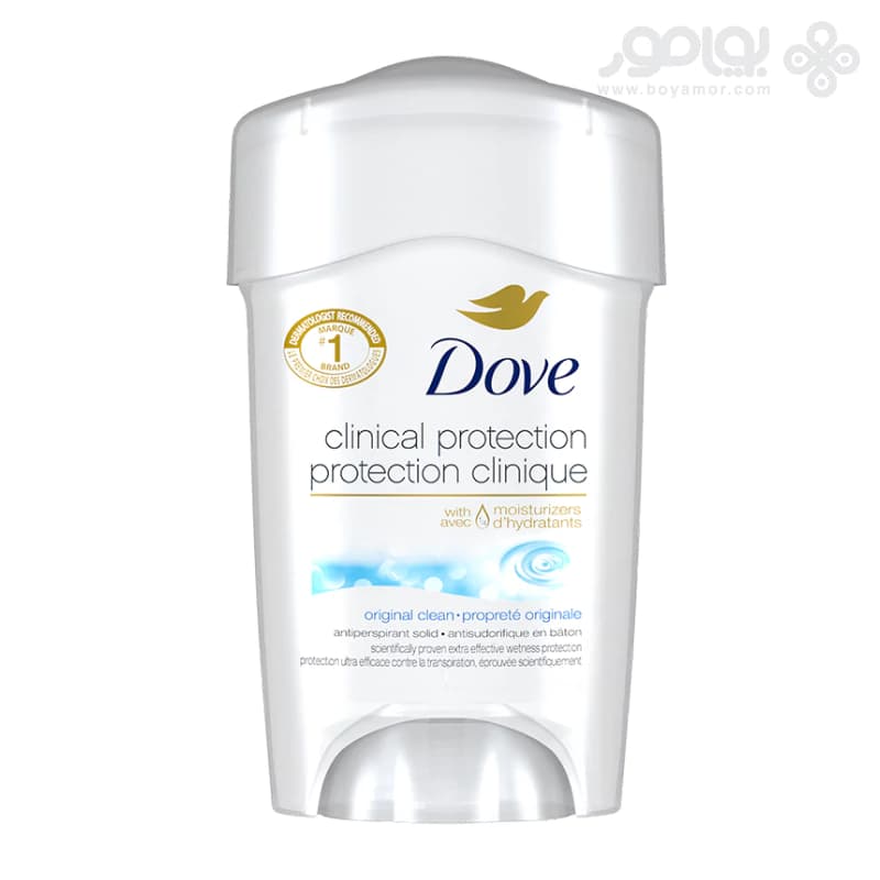 دئودورانت ضد تعریق زنانه داو کلینیکال مدل ORIGINAL CLEAN