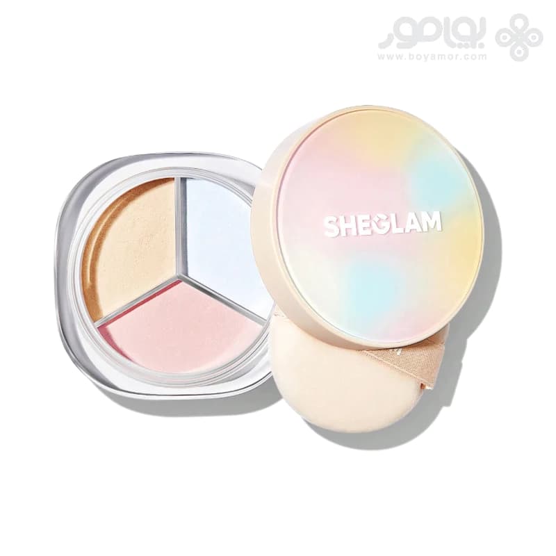 پودر فیکس کورکتور 3 رنگ شیگلم مدل RADIANCE RING