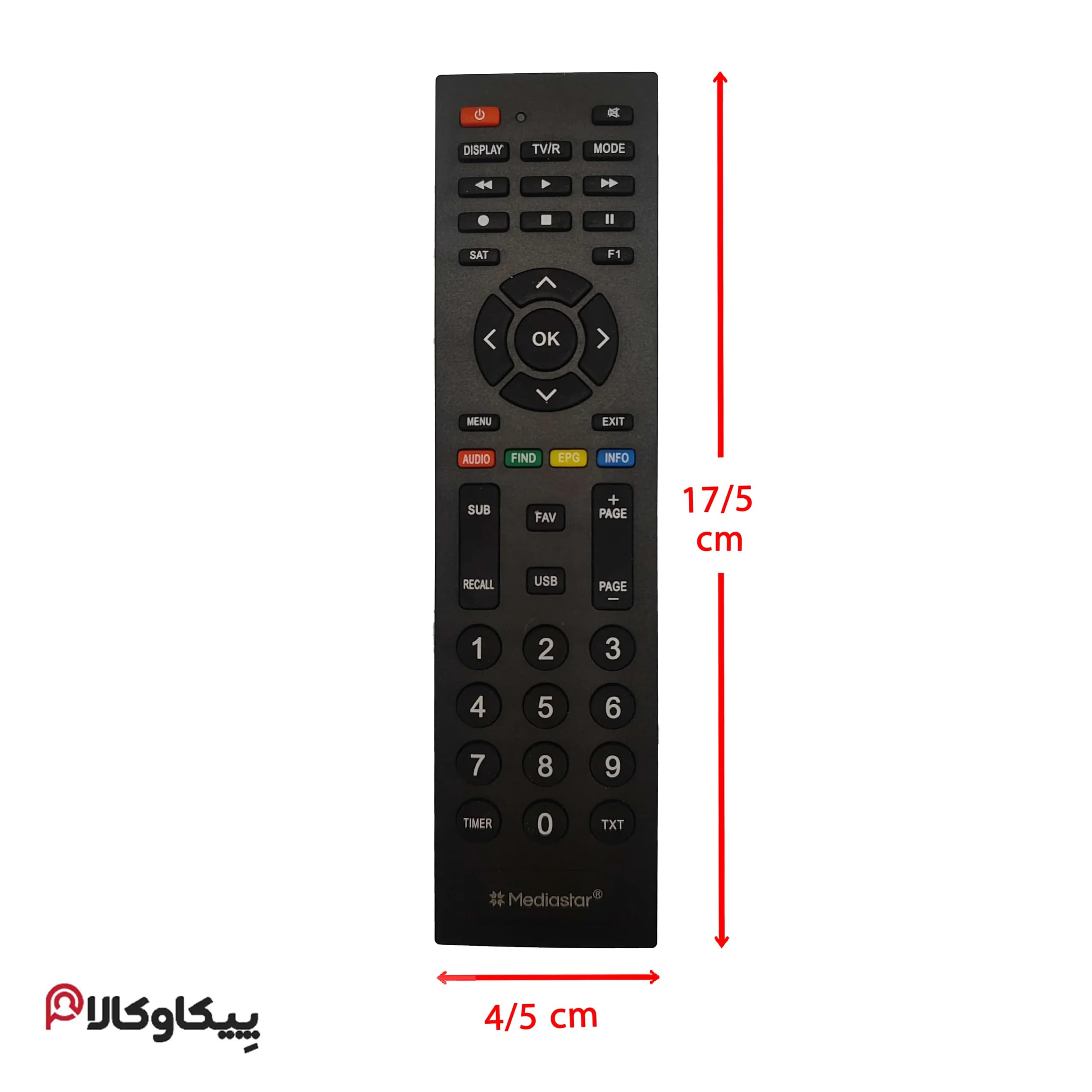 کنترل مديااستار 3500 MEDIASTAR معمولی — تصویر ۲