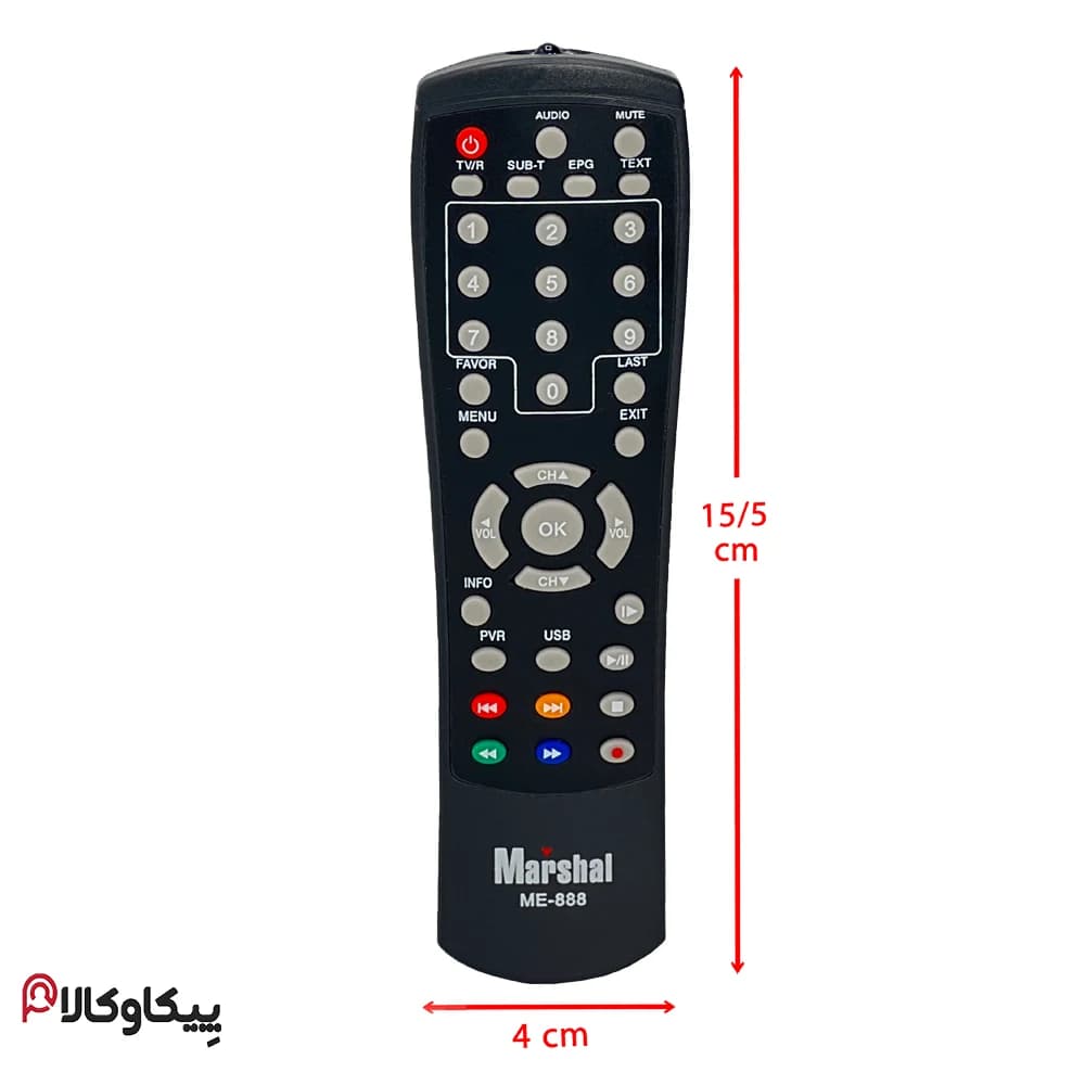 کنترل گیرنده دیجیتال MARSHAL مارشال 888 — تصویر ۳